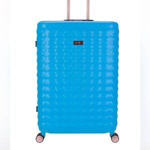 JESSICA SIMPSON HARDSIDE ROLLER LUGGAGE Vibrance suitcase  Carry on 20”